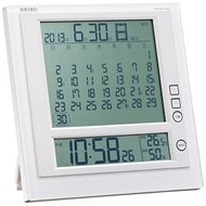 Seiko CLOCK clock hanging clock table clock combined monthly calendar function Roku—jdisplay digital radio alarm clock SQ422W