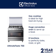 Electrolux Free-Standing Gas Cooker With Electric Oven (90cm) EKM9689X