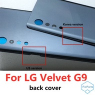 Original Glass Battery Cover Back Case For LG Velvet G9 4G G910 5G G900 Phone Housing Rear Door Pane