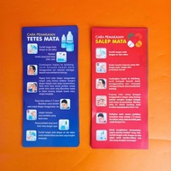 MATA Flyer How to use Eye Ointment and how to use eye drops, health flyer, Pharmacy Flyer