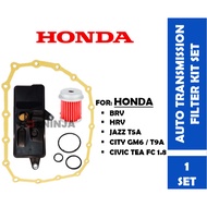 HONDA Auto Transmission Cvt Gearbox Auto Filter Kit Set For Honda City GM6 T9A/ Civic/ Jazz/ Hrv/ Br