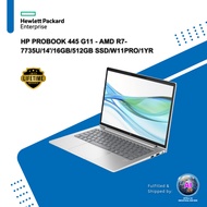 HP PROBOOK 445 G11 - AMD R7-7735U/14'/16GB/512GB SSD/W11PRO/1YR