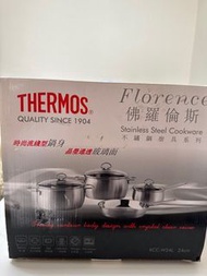 全新Thermos 不鏽鋼鍋  KCC-W24L 24cm