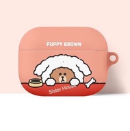 (包郵) 🇰🇷 LINE Friends Puppy Brown Airpods Pro Case 熊大耳機殼