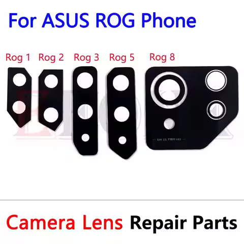 For Asus ROG Phone 1 2 3 5 6 8 Pro Rear Back Camera Glass Lens Cover With Ahesive Sticker Replacemen