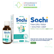 SACHI 100% Essential Oil Blend for Babies - Eucalyptus Spearmint Child-Friendly Aromatherapy 30ml