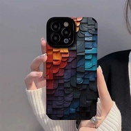 Three-Dimensional Wooden Block iPhone15 Apple 14/13 All-Inclusive 11 Phone Case 12 Shock-Resistant 7