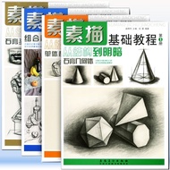 Sketch Basic Tutorial Book From Structure to Light Dark Plaster Geometry+Single Still Life+Combinati