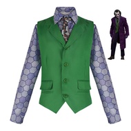 Halloween Cosplay Costumes: Batman, The Dark Knight, Heath Ledger, Joker Cosplay Stage Performance C