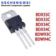 5PCS BDX53C BDX33C BDX34C BDX54C BDX53 BDX33 BDX34 BDX54 TO220 BDW93C BDW94C BDW93 BDW94 TO-220 Fiel