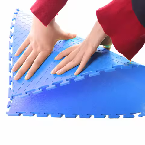 2026 PVC Rubber Garage Floor Mats Lowes Interlocking Plastic Flooring Used Garage Floor Tiles for Sa