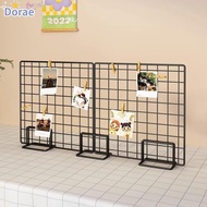 DORAESE Storage Rack, Grid Grid Frame Display Rack, Modern Metal with Base Jewelry Booth Rack For Gr