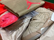 全新 nike Air jordan 6 retro travis scott british khaki (ps) 男童鞋 AJ6