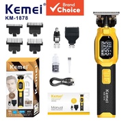 Kemei Km-1878 2000mAh lithium battery 7000 rpm motor hair trimmer