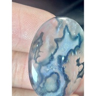 Akik Sulaiman Karang Tunggal Bekristal Asli Unit Sangat Rare Saiz 50sen (27mm x 19mm)