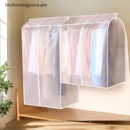 [Tech] Large Capacity Clothes Dust Cover Clothes Storage Hanging Garment Dress Clothes Suit Coat Thi