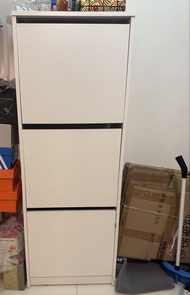 宜家IKEA BISSA 三層鞋櫃 免安裝，保養得宜