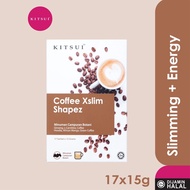 [KOPI SLIM] KITSUI COFFEE XSLIM SHAPEZ 15G (17SACHET) BOTANICAL BEVERAGE MIX MOCHA FLAVOUR SUPPLEMEN