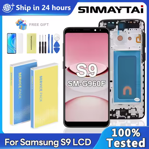 TFT S9 For Samsung Galaxy S9 SM-G960FD S9 G960 LCD Display Touch Screen Digitizer Assembly Replaceme