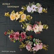 GUBAHAN SIAP BUNGA HANTARAN UNTUK HIASAN DULANG/ FLOWER FOR WEDDING DECORATION/ DIY GUBAHAN HANTARAN