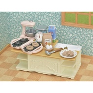 Sylvanian Families Furniture "Island Kitchen" KA-423 ST Mark Certified Toy for 3 Years and Over Doll House Epoch Sylvanian Families EPOCH社