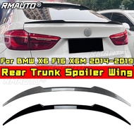 For BMW X6 F16 X6M Rear Trunk Spoiler Rear Trunk Wing Trunk Spoiler Rear Wing for BMW X6 F16 X6M 201