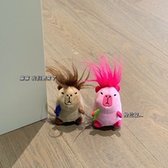 Ready Stock Creative Ugly Things Pendant Ugly Cute Doll Cute Plush Key Pendant Doll Carpipe Pull Bac