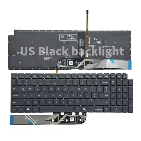 New Keyboard for Dell Inspiron 16 5640 5645,Vostro 16 5640 5645 P131F P132F US black with Backlit