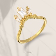 Mizuchol แหวนประดับพลอย White Topaz Love & Flirt Ring - White Topaz