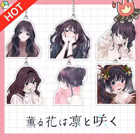 Anime Kaoru Hana wa Rin to Saku The Fragrant Flower Blooms with Dignity Waguri Kaoruko Cosplay Keych