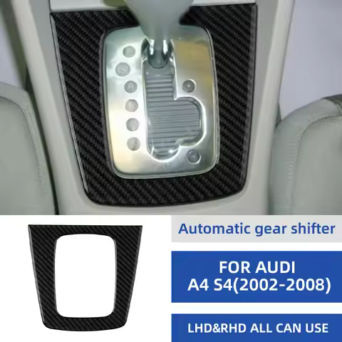 Real Soft Carbon Fiber Sticker For Audi A4 B6 B7 8e 8eC S4 2002 2003 2004 2005 2006 2007 2008 Car Ge