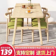 HY-D Dining Tables and Chairs Set Small Apartment Home Modern Simple Dining Table and Chair Dining Table Home Use and Co
