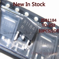 10PCS/LOT B1184 2SB1184 TO-252 patch Transistor Transistor 60V 3A  New In Stock PW1L