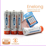 COD Enelong Baterai Rechargeable AA Ni-MH 1.2V 2100mAh 4 PCS - HR6 / baterai aa recharge / baterai a