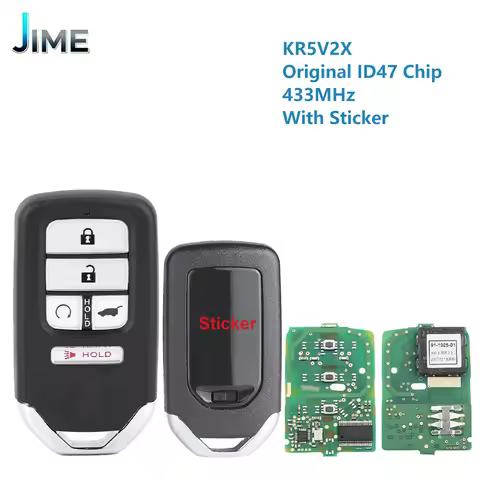 KR5V2X OEM ID47 Chip Smart Remote Car Key For Honda Piot CR-V Civic 2016-2021 433MHz IC: 7812D-V2X S
