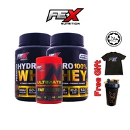 [FREE GIFT TSHIRT + SHAKER] FIT BEROTOT DENGAN HYDRO WHEY + FATBURNER FEX NUTRITION