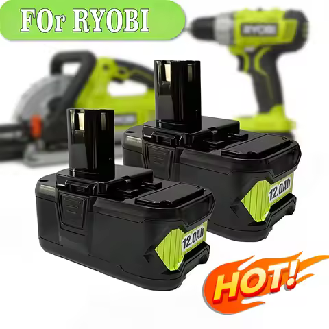 18V For Ryobi P108 Li-ion Battery Replacement P108 P102 P103 P104 P107 BPL1820 RB18L50 Power Tool Ba