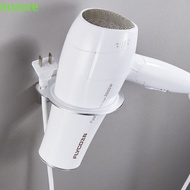 INSTORE Hair Dryer Holder High Quality Space Aluminium For Hairdryer Bolt Insert Hanging Wall Mounted Storage Rack