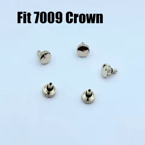 Watch Accessories Crown Suitable for Old 7009 Movement Watch Head Silver Watch Repair Parts Head