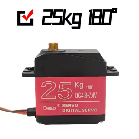 Waterproof 20KG 25KG 30KG 35KG Servos 180 270 Degree Digital And Stainless Steel Gear Servo Waterpro