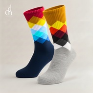 ANDALUSIA - Men's Crew Argyle Pattern Series Socks
