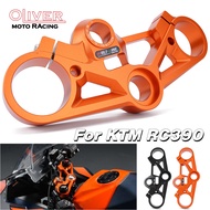 For KTM RC390 2022 2023 2024 RC 390 CNC Aluminum Front Fork Bridge Upper Triple Tree Top Clamp Acces
