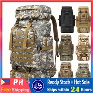 80L Oxford Outdoor Backpack Hiking Backpack Men Bag Camping Travel Backpack