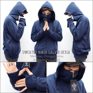 PRIA Azkar Men's Plain Ninja Hoodie Jacket