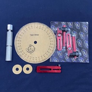 Cam Angle Measuring Plate Set With Dial Gauge Mounting Equipment Stroke Meter