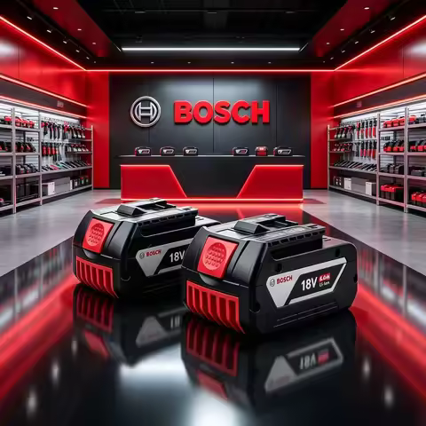 BOSCH Original 18V Lithium Battery GBA18V6.0 High Capacity Power Pack For Bosch Cordless Drill Grind