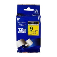 JP BROTHER Brand BROTHER Yellow Background Black Lettering 9mmx8M Standard Adhesive Shell Label Tape