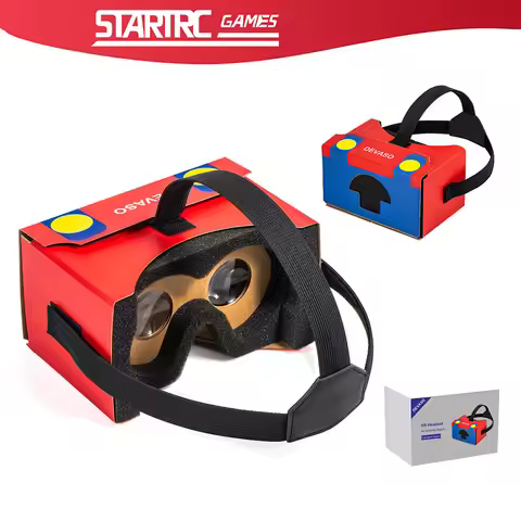 For Nintendo Switch OLED VR Headset Cardboard VR Immersive Gaming Headset 3D Virtual Reality Headban