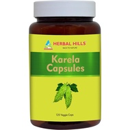 HERBAL HILLS Peria/Labu Peria/Kapsul Karela (Momordica Charantia) |   120 Kiraan (900 mg) |   Terbai