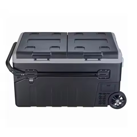75/95L Overlanding Solar Mini Refrigerators Compressor Freezers Battery Car Fridge for Outdoor Campi